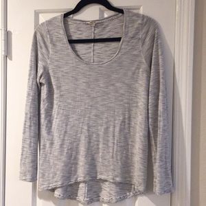 MADEWELL striped long sleeve tee.